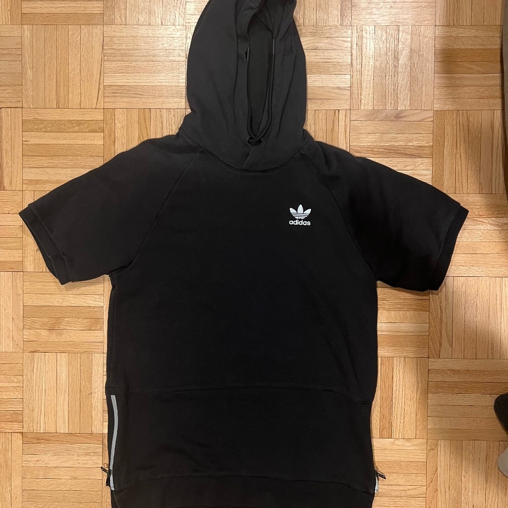 Adidas Men’s Short Sleeve Fleece Hoodie